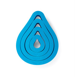 Decora-Formen 4 Stück Teardrops