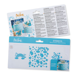 Szablon do dekoracji ŚNIEŻYNKA 12,5 cm