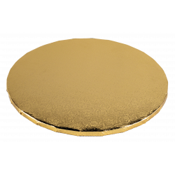 Podkład pod tort Masonit 40 cm Złoty MDF