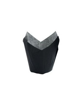 Tulipánové košíčky na muffiny ČIERNEJ farby 180 ks.