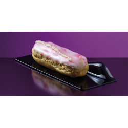 Tacka Bankietówka CZARNA 14x5 cm 40 sztuk prostokąt