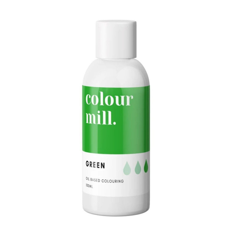 Barwnik olejowy Colour Mill 100 ml GREEN Zielony bez E171