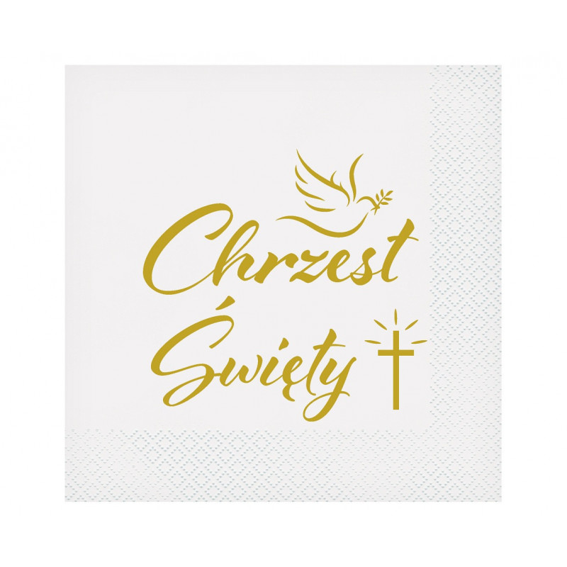 Serwetki Chrzest 20 szt.