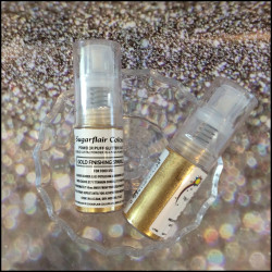 Barwnik pyłkowy ZŁOTO BŁYSZCZĄCE pompka 10g Sugarflair Gold Finish Sparkle
