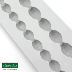Silicone mold Katy Sue STRING OF PEARLS Beads 2 sizes