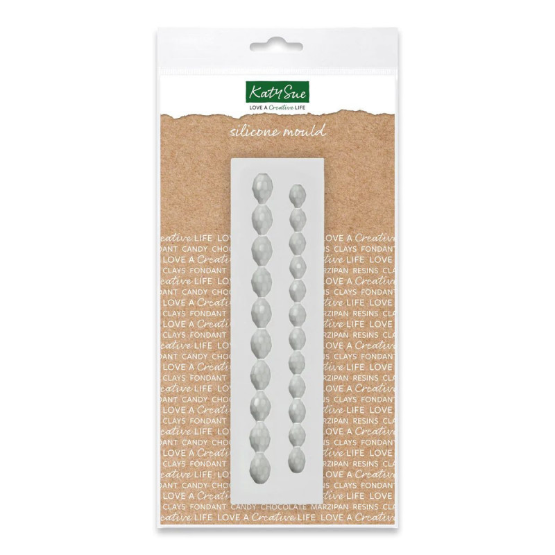 Forma silikonowa Katy Sue SZNUR PEREŁ Koraliki 2 rozmiary