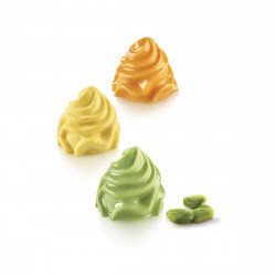 Forma silikonowa 3D Silikomart CREAM 6 gniazd Monoporcje
