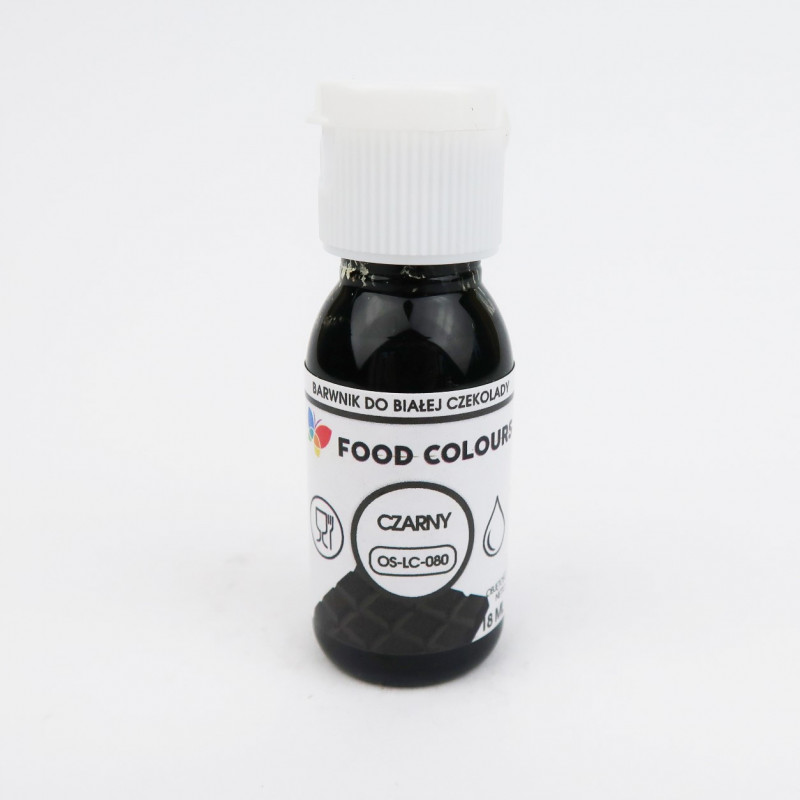 Food Colours olejové barvivo 18ml Černá