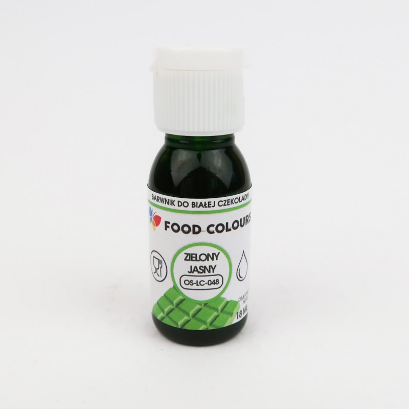 Food Colours olejové farbivo 18ml svetlozelené