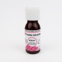 Barwnik olejowy Food Colours 18ml Różowy