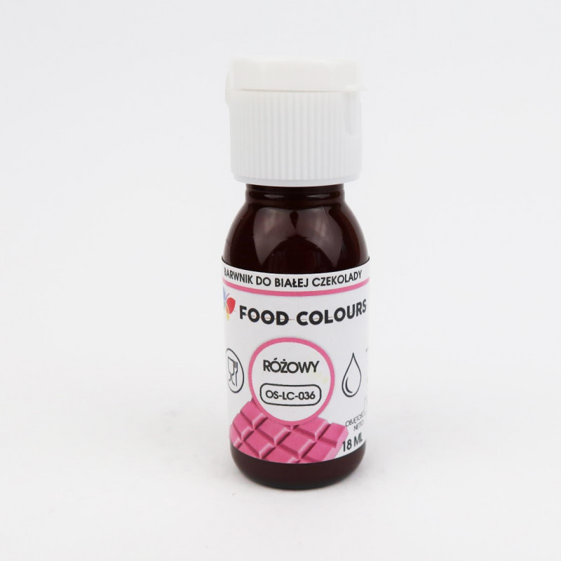 Barwnik olejowy Food Colours 18ml Różowy