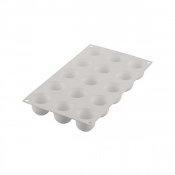 3D silicone mold Silikomart MINI PUFF 15 slots monoportions
