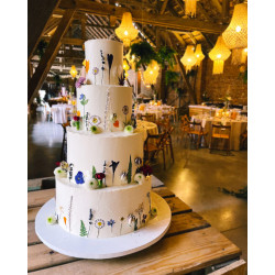 Topper LOVE - ZŁOTY Ozdoba na tort