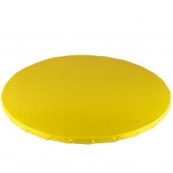 Podkład pod tort PC ŻÓŁTY SZTYWNY 30 cm