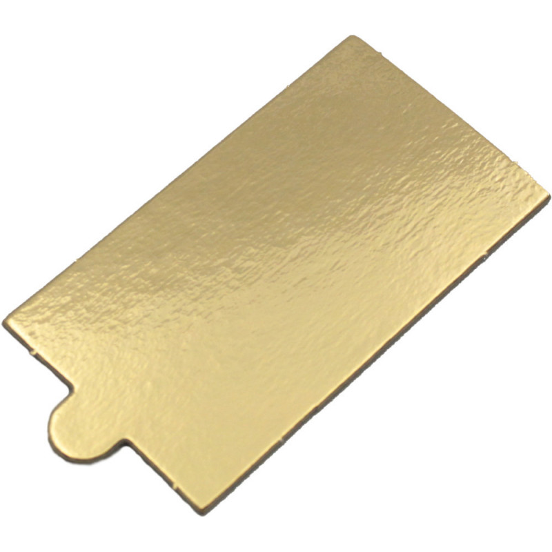 Bankietówka złota 9,5 x 5,5 cm prostokątna 100 szt. tacka podkładka