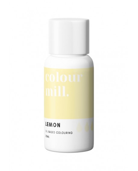 Colour Mill oil-based food colouring 20ml LEMON Lemon