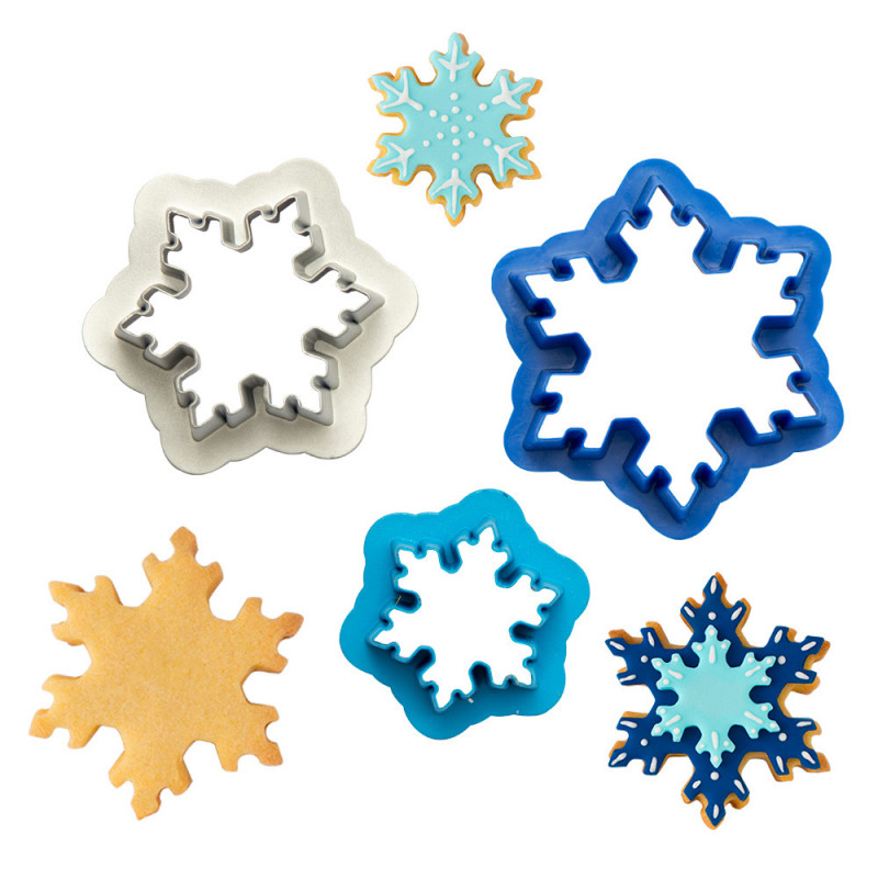 Zestaw foremek 7 szt Wilton ŚNIEŻYNKI od 2,5 do 9,5 cm Zestaw foremek 7 szt Wilton ŚNIEŻYNKI od 2,5 do 9,5 cm