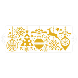 Szablon do dekoracji ŚNIEŻYNKA 12,5 cm