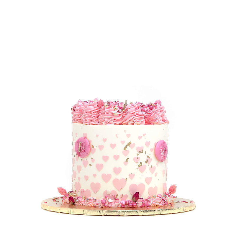 Szablon DeKoracyjny Słodki Bufet Urszi Love serce serduszka