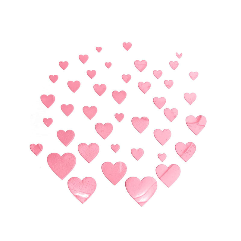 Декоративний трафарет Słodki Bufet URSZI LOVE сердечка