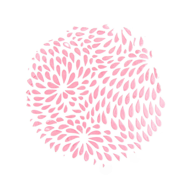Dekorativní šablona Słodki Bufet JUICY FLORA