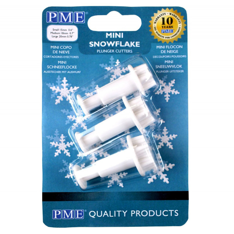 PME Stanzformen 3 Stk. MINI SNOWS