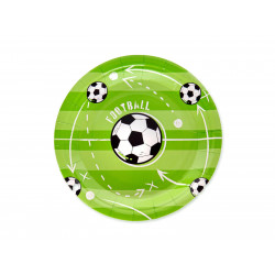 Talerzyki PP Piłka Nożna 6 szt. 18 cm