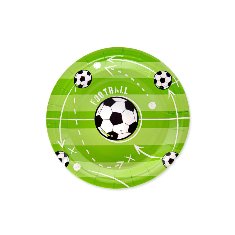 Talerzyki PP Piłka Nożna 6 szt. 18 cm