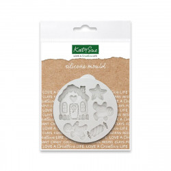 Forma silikonowa Katy Sue Mini Świąteczna ciastek domek cukierek