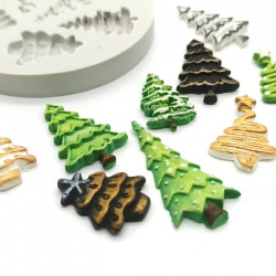 Forma silikonowa Katy Sue Mini Świąteczna Choinki