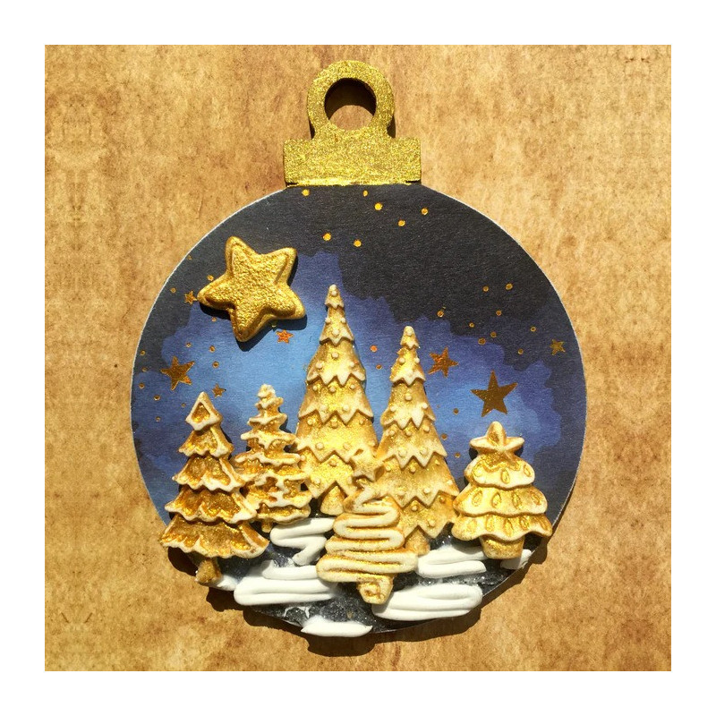 Forma silikonowa Katy Sue Mini Świąteczna Choinki