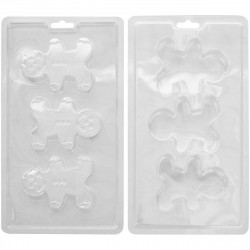 Wilton 3D CHOCOLATE COOKIES mold for milk, hot chocolate
