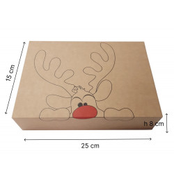 RENNIFER KONTUR Verpackung 25x15x8 cm Weihnachtsbox 10 Stk. RENNIFER KONTUR Verpackung 25x15x8 cm Weihnachtsbox 10 Stk.