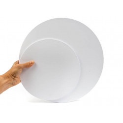 Podkład pod tort AC BIAŁY 12 mm sztywny 40 cm