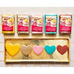 Masa cukrowa Fun Cakes MIODOWE ZŁOTO 250 g Honey Gold