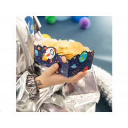 Pudełko na popcorn PP Kosmos 3 szt. czipsy