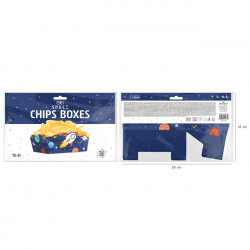 PP KOSMOS Popcorn-Dose 3 Stück Chips PP KOSMOS Popcorn-Dose 3 Stück Chips