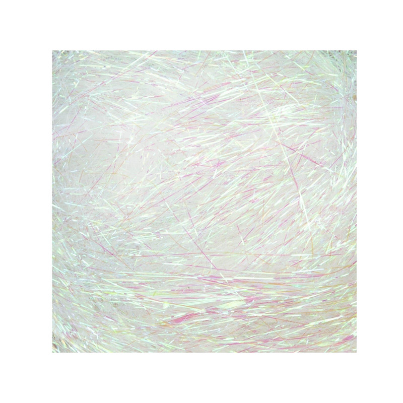 Wypełnienie papierowe Sianko 30 g Białe Opalizujące Cienkie