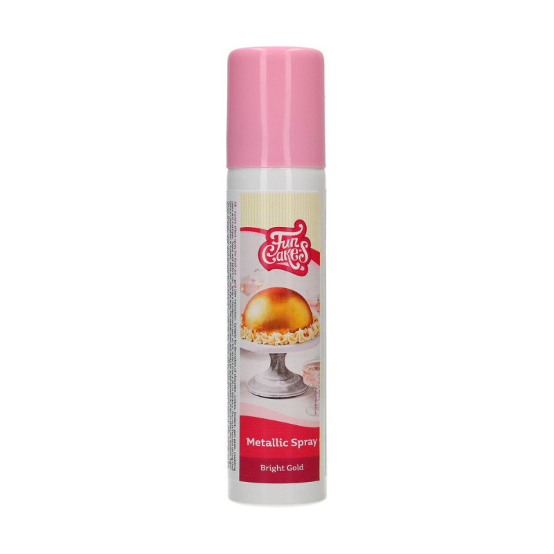 Barwnik w sprayu Fun Cakes Złoty 100 ml