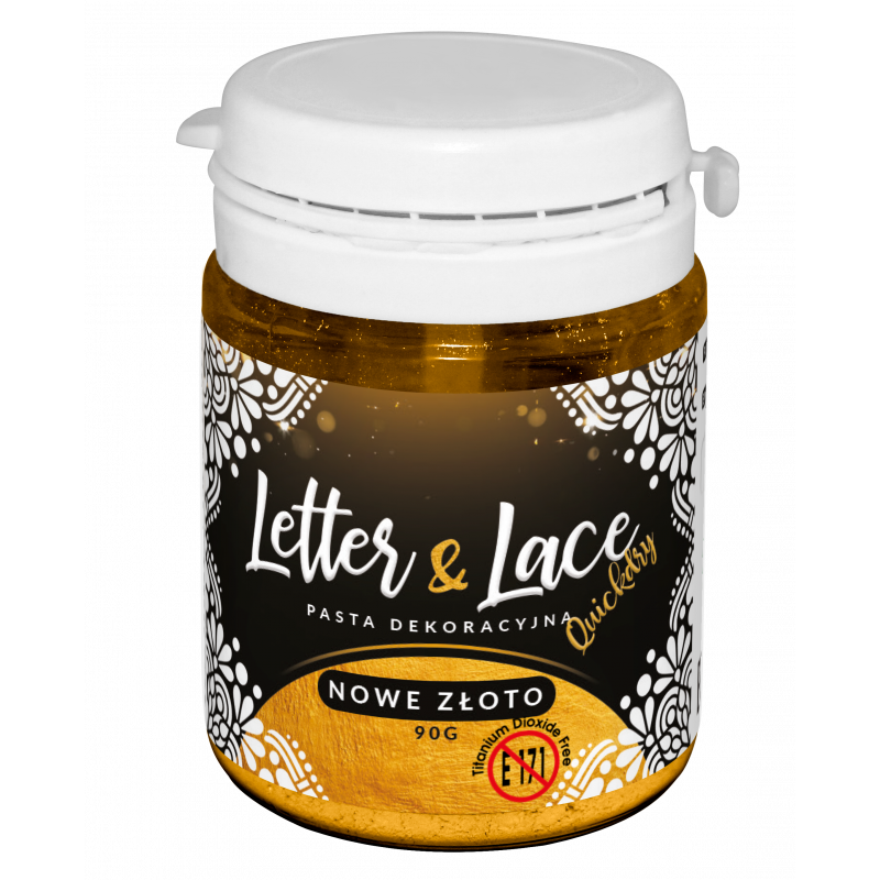 Ready-made lace mass GOLD FC Letter and Lace 90g
