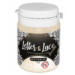 Gotowa masa do koronek Neutralna FC Letter and Lace 90 g