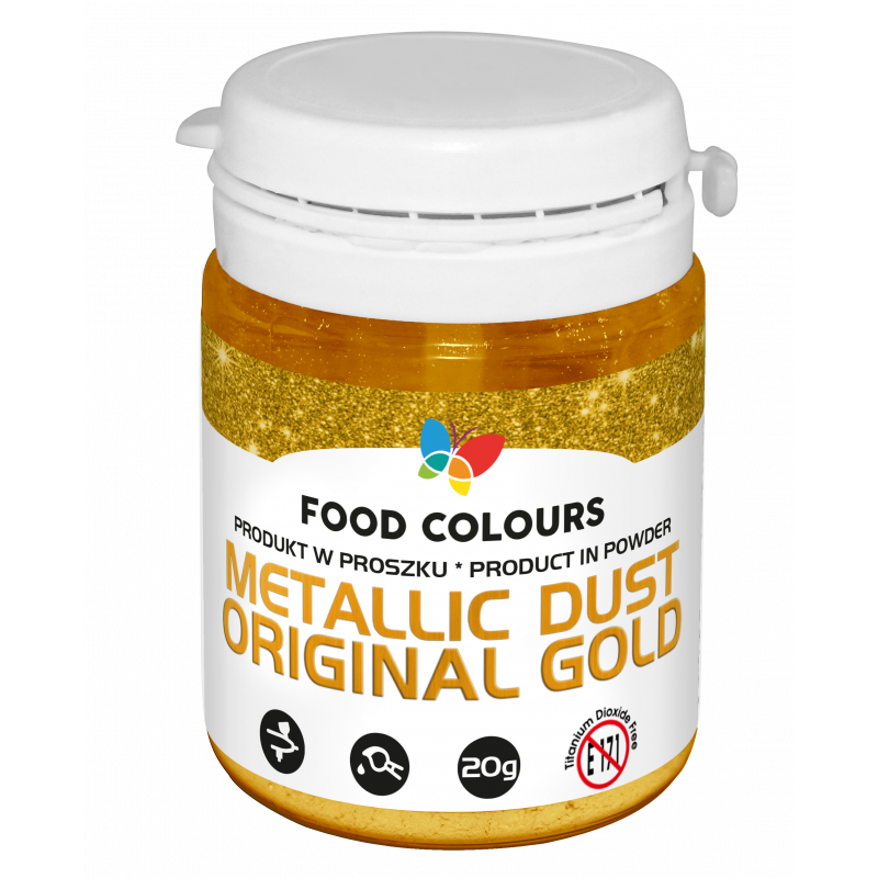 FC Metallic GOLD ORIGINAL práškové barvivo 20g zlato