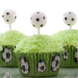 Fußballtipps 6 Stück. Tortendekoration Fußballtipps 6 Stück. Tortendekoration