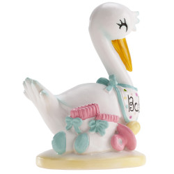 Baby Shower dekorative Figur BOCIAN