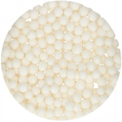 Posypka Fun Cakes 80 g PEREŁKI BIAŁE 4 mm