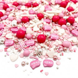 Posypka Happy MIKS Be Mine Valentine 90g XOXO róż