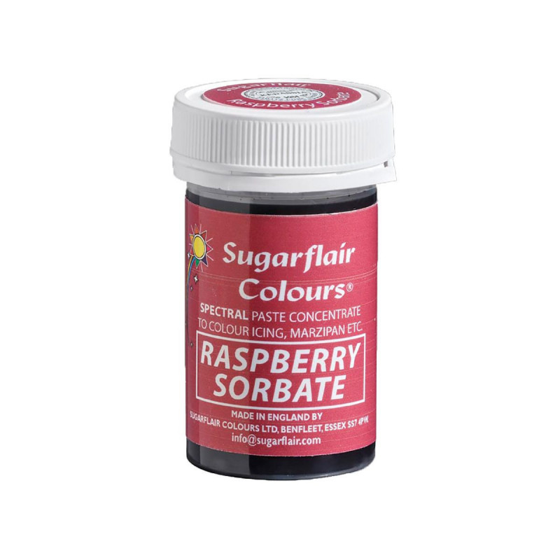 Barwnik Pasta Sugarflair MALINOWY SORBET Raspberry Sorbate 25g