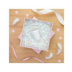 Wypełnienie papierowe Sianko 30 g Białe Opalizujące