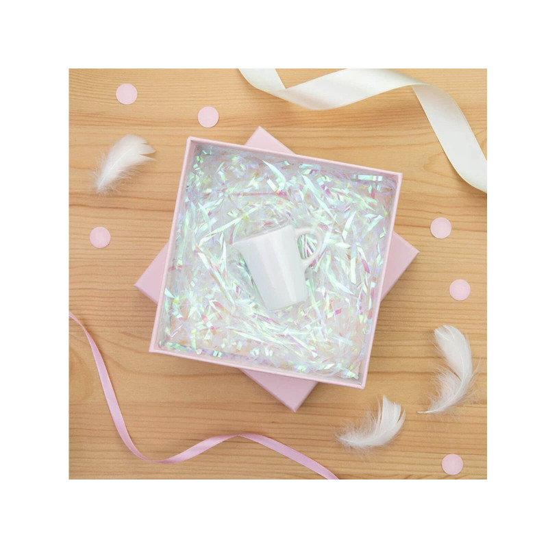 Wypełnienie papierowe Sianko 30 g Białe Opalizujące