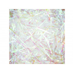 Wypełnienie papierowe Sianko 30 g Białe Opalizujące